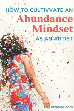 the cover of how to cultivate an abundance mindset as an artist