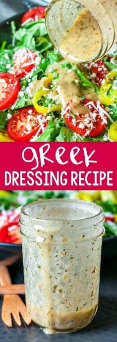 this greek dressing recipe is the perfect way to use it for salads