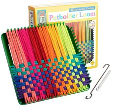 an assortment of colored loom sticks in a box