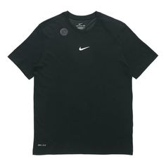 Nike Dri-fit Training Athleisure Casual Sports Round Neck Short Sleeve Black DM3121-010 (Men's) Athleisure Casual, Nike Dri Fit, Athleisure, Dri Fit, Round Neck, Nike, Sports, Closet, Quick Saves