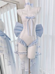 Ocean Themed Clothes, Ribbon On Dress, Kawaii Outfit Ideas, Concept Clothing, Kawaii Fashion Outfits, Fashion Inspiration Design, Really Cute Outfits, Kawaii Clothes, Lolita Dress