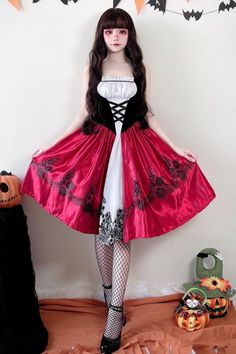 ❤︎ Little Red Riding Hood Halloween Dress❤︎ Red Riding Hood Halloween, Little Red Riding Hood Halloween, One Friend, Twin Beds, Queen Size Bed, Maid Dress, Little Red Riding Hood, Red Riding Hood, Halloween Dress