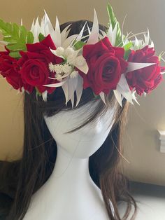 Compliments For Her, Lei Flower, Real Wedding Flowers, Headband Crown, Maternity Photo Shoot, Crown Headband