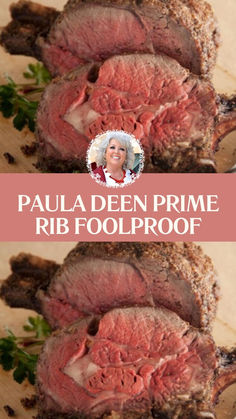 Paula Deen Prime Rib Foolproof Roast Prime Rib Recipes, Paula Seen Standing Rib Roast, Paula Deans Prime Rib Recipe, Paula Deen Rib Roast Recipe, Perfect Bone In Prime Rib Everytime, Paula Deen Standing Rib Roast, Prime Rib Roast In Crockpot, Prime Rib For Christmas Dinner, Prime Rib 500 Degree Oven