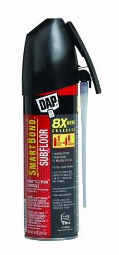 a black canister with a white handle on it and the words dap 8x spray