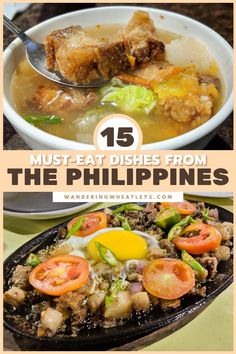 the top 15 must eat dishes from the philippines