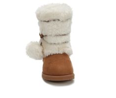 For cute and cozy winter style, give her the Makalu Cozy Land faux fur boot. She'll be the cutest little snow angel with these slip on boots featuring plush faux fur shaft, sweet bow and pom-pom accents, and an easy on and off design. Soft microfiber upper,Cute pom pom accents,7 1/2 inch shaft height,Textured outsole for traction,Plush faux fur covered shaft,Full-length zipper at the instep for easy on wear,Cozy faux fur lining,Cushioned footbed | Girls' Makalu Little Kid & Big Kid Cozy Land Cute Brown Winter Boots, Cozy Winter Style, Cozy Winter Fashion, Snow Angel, Faux Fur Boots, Snow Angels, Slip On Boots, Shoe Carnival, Fur Boots