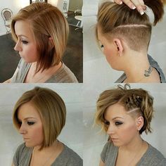 Short Hair Undercut, Penteado Cabelo Curto, Haircut For Thick Hair, Trending Hairstyles, Hair Today, Undercut