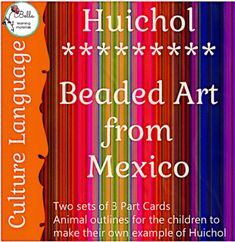 the front cover of a children's book called bedded art from mexico with colorful stripes