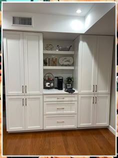 Looking to elevate your dining room pantry? Discover how to transform it into a stylish and functional space with our expert tips and ideas. From organization hacks to decor inspiration, make your dining room pantry a show-stopping feature in your home. Create a space that is not only practical but also visually appealing with our guide. Wall Of Cabinets Kitchen Pantries, White Shaker Pantry Cabinet, Built In Pantry Cabinet Wall Custom, Kitchen Pantry Addition, Cabinet Wall In Kitchen, Separate Pantry Cabinet, Wall To Wall Cabinets Kitchen, Kitchen Wall Built In Cabinets, Floor To Ceiling Kitchen Storage Cabinets