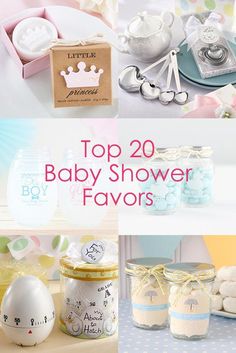 the top 20 baby shower favors