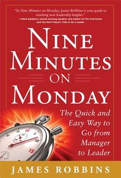 the cover of nine minutes on monday by james robin s smith, ph d m