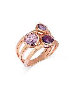 Find BLOOMINGDALE'S Amethyst & Pink Amethyst Multi Row Ring In 14k Rose Gold on Editorialist. Bloomingdale's Amethyst & Pink Amethyst Multi Row Ring in 14K Rose Gold Purple Rose, Pink Amethyst, Amethyst, Rose Gold, Luxury Fashion, Ring, Purple, Pink, Gold