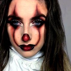 Nem Halloween Makeup, Pelottava Halloween, Creative Halloween Makeup, Halloween Makeup Clown, Makeup Clown, Make Up Diy