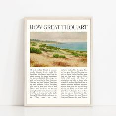 a book with the title how great thou art