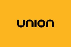 the word union on a yellow background