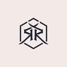 the letter r is made up of two overlapping shapes