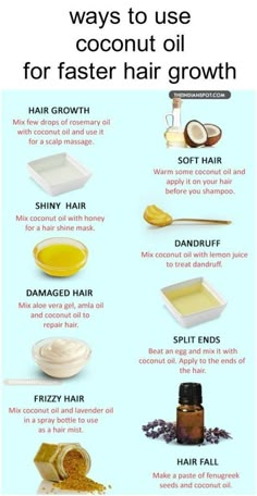 Coconut Oil For Hair, Hair Growth Kit, Faster Hair Growth, Benefits Of Coconut, Oil For Hair Growth, Coconut Oil Hair Mask, Vitamins For Hair Growth