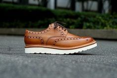 handmade leather shoe Brogue Shoe, Mens Footwear, Brogue Boots, Oxford Brogues, Shoe Men, Handmade Leather Shoes, Tan Shoes, Leather Brogues, Mens Boots Fashion