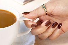 The 21 Best November Nail Colors For Your Coziest Fall Manicure Nail Colors For Fall, November Nails Colors, Bronze Nails, Opi Nail Colors, Teal Nails, Fun Nail Colors, November Nails, Fall Manicure, Gray Nails