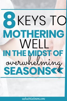 Life can be overwhelming. Parenting children in times of chaos and uncertainty can be hard. And it can be hard to be a present mom when we're struggling with anxiety and overwhelm. See this list of 8 keys to mothering well in the midst of overwhelming seasons. #motherhoodtips #motherhood #parenting Present Mom, Toddler Discipline, Chores For Kids, Christian Parenting, Parenting Hacks, Kids And Parenting