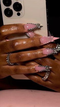 Nailart Pink, Acrylic Toes, Acrylic Toe Nails, Hard Nails, Lavender Nails, Baddie Nails, Glamour Nails, Colored Acrylic Nails, Girly Acrylic Nails