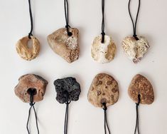 This is a special selection of 8 pieces of genuine natural holey rocks collected in the coastal waters of the Black Sea. These stones are perfect for unique boho jewelry because of their size, shape, and placement of the holes. Every rock is different and gives a unique vibe - beautiful in its own way.  Incredibly beautiful holey beach stones have a lot of myths and legends around them but have always been considered sacred objects and protection amulets. Been called Hag Stones, Witch Stones, Ad Witch Stones, Sacred Objects, Myths And Legends, Hag Stones, Beach Rocks, Protection Amulet, Beach Stones, Black Sea, Night Aesthetic