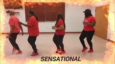 SENSATIONAL Line Dance (📢 New Dance) Dance Team, Dance Teams, Chris Brown, Off The Wall, The Wall