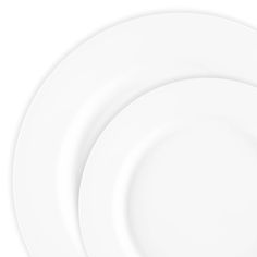 Three overlapping pieces from the Matte Milk White Round Disposable Plastic Dinnerware Value Set by Kaya Collection are arranged against a white background, creating a minimalist and clean appearance reminiscent of elegant ceramic plates. Plastic Plates Wedding, Plastic Dinnerware Sets, 10 Dinner, Plastic Dinnerware, White Dinner Plates, Disposable Plates, Plastic Plates, Disposable Tableware, Salad Plate