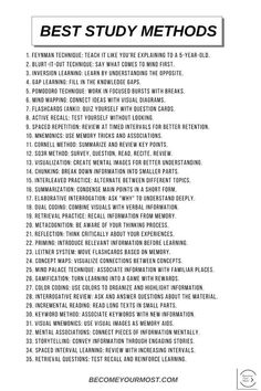 . Different Types Of Studies, The Best Study Tips, Studying Methods College, Biology Study Methods, Best Learning Methods, How To Study Better Tips, Some Study Tips, Good Study Techniques, Study Tips For University . #notiontemplate Studying Methods College, The Best Study Tips, Best Learning Methods, Study Tips For University, The Best Study Methods, Biology Study Methods, How To Study Better Tips, Some Study Tips, Good Study Techniques