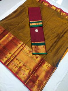 Narayanpeth Pure Cotton Half Saree Lehenga Set