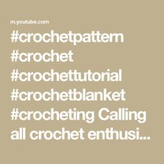 the words crochet written in white on a beige background