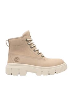 Make a statement in the Timberland Greyfield Mid Lace Booties for Women in Lite Beige! Crafted with leather uppers and worksite-inspired with a contemporary design, these surprisingly lightweight boots are packed with benefits. Features: Timberland Style: TB0A2FT6EN7 Color: Lite Beige Women’s boots Upper made with Premium Timberland Leather Lace-up style OrthoLite footbed Outsole made with rubber pods Ground-contact EVA midsole Measurements from size 6: Heel: 1.5” Shaft height: 4 1/4" Timberland Greyfield, Baddie Vibes, Booties For Women, Lightweight Boots, Lace Booties, Timberland Style, Timberlands Shoes, Beige Style, Timberlands Women