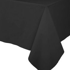 a black tablecloth on a white background