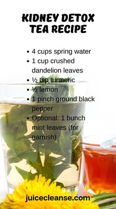 What tea is good for kidney cleanse | kidney detox tea recipe | kidney cleanse recipe | best tea to detox kidneys and liver Kidney Flush Cleanse, Kidneys Health, Kidney Flush, Turmeric Curcumin Benefits, Liver Cleanse Juice, Turmeric Pills, The Egg Diet, Liver Cleansing, Teas Recipes