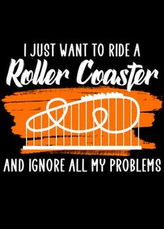 i just want to ride a roller coaster and ignore all my problems