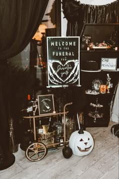 Blacked Out Birthday Party, Rip Themed Party, Rip 29 Birthday, Spooky 18th Birthday, October 30th Birthday Party, Dress As A Holiday Party Theme, Halloween Theme 30th Birthday, Rip To My Twenties Party