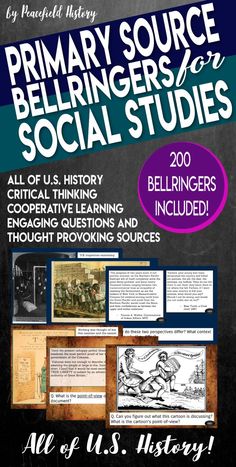 the front cover of primary u s history for primary students