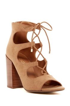 Astievia Lace Sandal: when will my love for tie ups end? Nevaaaa Aldo Sandals, Caged Shoes, Lace Up Block Heel, Lace Sandals, Block Heel Shoes, Aldo Shoes, Open Toe Shoes