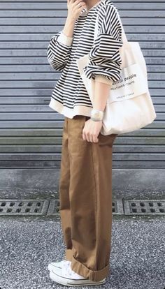 Bag Outfit, Mode Casual, Look Vintage, Fashion Mode, Classy Women, Looks Style