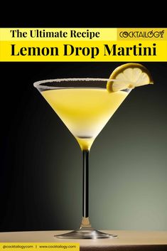 the ultimate recipe for lemon drop martini