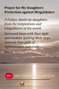 Prayer for My Daughters Protection against Misguidance Prayers For Protection, Mom Prayers, Psalm 121, Divine Intervention