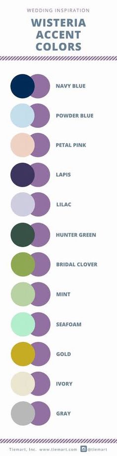 the color scheme for wedding colors