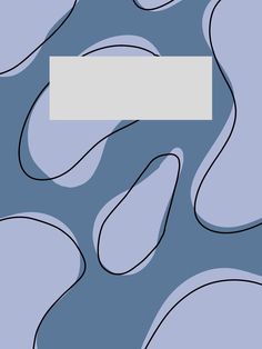 an abstract blue and white background with wavy lines on it, including the bottom half of a rectangle