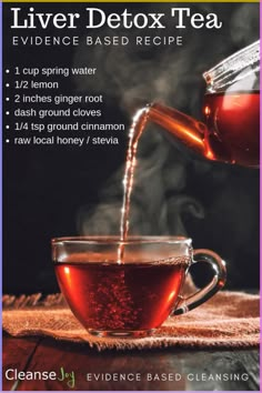 From trying prescription meds to changing up your diet, there are menopause treatments you can do that may help you cope with things like hot flashes. Liver Detox Tea, Books And Tea, Detox Tea Recipe, Cleanse Your Liver, Liver Diet, Detox Drinks Recipes, Healthy Teas, Healthy Drinks Recipes, Liver Detox