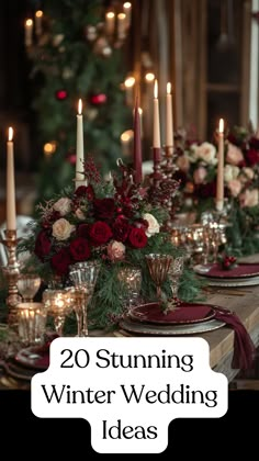 A cozy winter wedding setup featuring elegant bridal looks, dreamy decor, and stylish color palettes for a magical celebration. Winter Wedding With Red Accents, Winter Wedding Glam, Yule Ball Wedding Theme, Pink Christmas Wedding Ideas, Elegant Winter Wedding Ideas Color Schemes, Winter Wedding City, Winter Whimsical Wedding, English Winter Wedding, Winter Pine Wedding