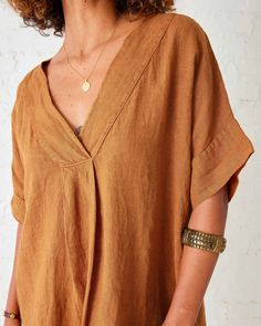 Cassis Kaftan Chic Cotton Beach Tunic, Summer Tunic With Relaxed Fit And Split Neck, Summer Split Neck Tunic With Relaxed Fit, Casual Beach Season Loungewear Tunic, Summer Relaxed Fit Split Neck Tunic, Bohemian Linen Summer Tops, Bohemian Linen Tops For Summer, Chic Cotton Summer Tunic, Chic Summer Cotton Tunic