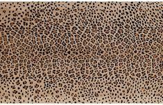 an animal print rug with spots on it