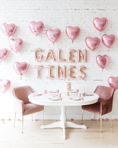 valentines-heart-balloon Galentine Party Aesthetic, Galentines Party Brunch, Kids Galentines Party, Galentines Bachelorette Party, Galentines Bridal Shower Ideas, Galantine Party, Cute Valentines Crafts, Galentines Party Aesthetic, Galentines Sleepover