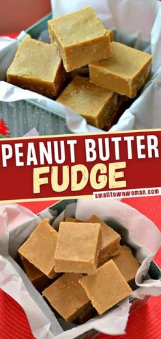 peanut butter fudge is an easy dessert recipe